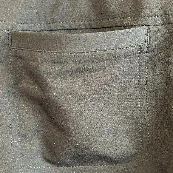 Athleta Lounge Pants Wide Leg Drawstring Black Comfy Casual Size Unknown - Picture 12 of 14